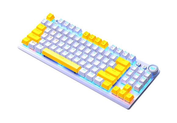 Клавиатура Aula F3001 желтая