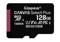 Карта памяти Kingston Canvas SELECT Plus 128 ГБ MicroSD SDCS2/128GBSP