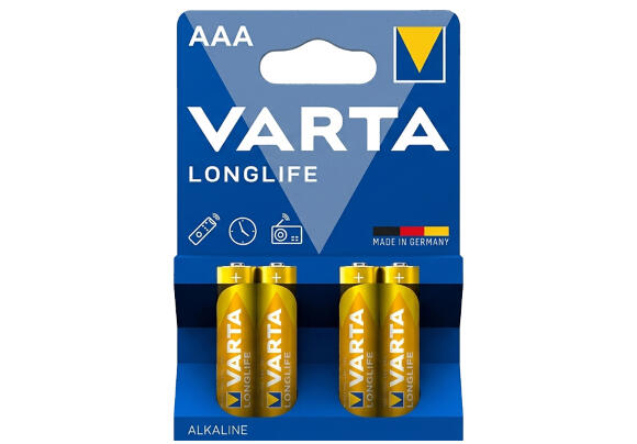 Батарея Varta LongLife АААх4 7075 Батарея Varta LongLife АААх4 7075