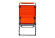 Кемпинговый набор Porodo Lifestyle Dual-Function Foldable Camping Chair and Table (Orange)