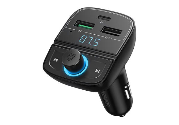 Автомобильное ЗУ UGreen CD229 (c FM-передатчиком) [80910]