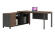 Офисный стол NOEL T-DK18(16)16 Темный Офисный стол NOEL T-DK18(16)16 Темный