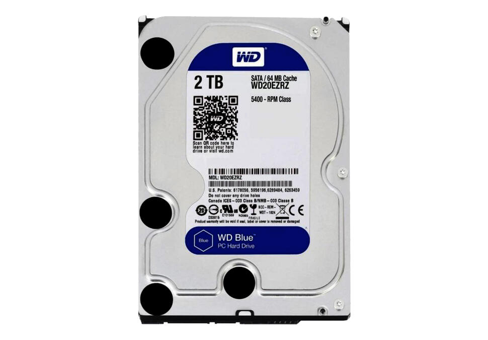 Жесткий диск WD Blue™ 2 ТБ 2.5''