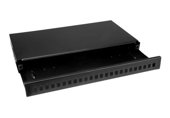 Оптический Кросс бокс 19" на 24 SC/2xLC