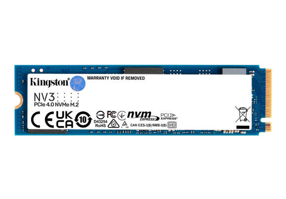 Накопитель SSD Kingston NV3 500 ГБ NVMe Gen4 [SNV3S/500G]