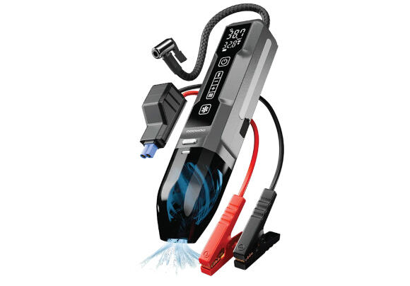 Воздушный компрессор Porodo Ignatov 4-в-1 Jump Starter & Air Pump PDJS41BK Воздушный компрессор Porodo Ignatov 4-в-1 Jump Starter & Air Pump PDJS41BK