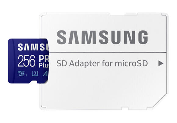 Карта памяти Samsung PRO Plus 256GB microSDXC с SD-адаптером Карта памяти Samsung PRO Plus 256GB microSDXC с SD-адаптером