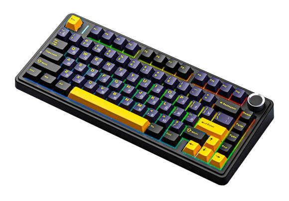 Клавиатура Aula F75 (Yellow-Black) Клавиатура Aula F75 (Yellow-Black)