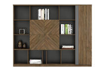 Картотечный шкаф C-CA2404 темный