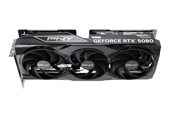 Видеокарта PNY GeForce RTX 5080 Triple Fan OC 16 Гб [VCG508016TFXPB1-O]