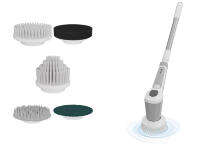 Электрическая щетка для уборки Green Lion Sonic Spinner 5-в-1 White [GNSONSCRUBWH]