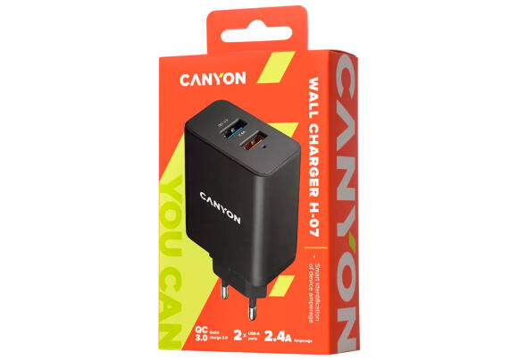 Сетевой адаптер Canyon (2xType-A) CNE-CHA07B Сетевой адаптер Canyon (2xType-A) CNE-CHA07B
