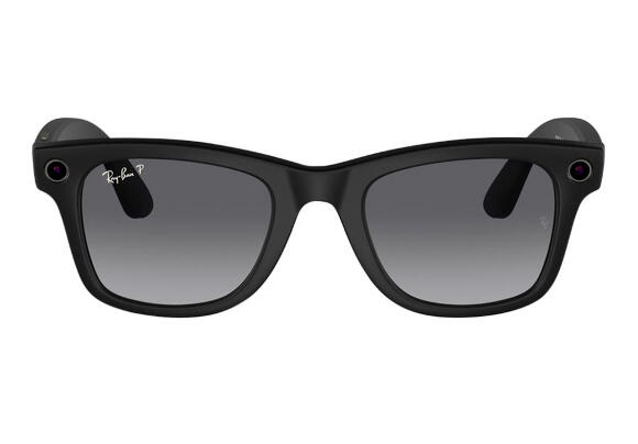 Солнцезащитные AI очки Ray-Ban Meta Wayfarer G-15 (Matte Black)