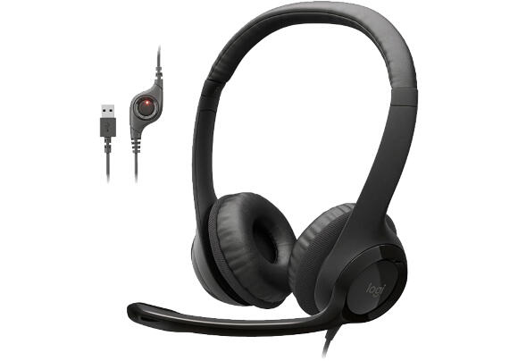 Наушники Logitech H390 USB (Black) Наушники Logitech H390 USB (Black)