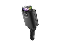 Автомобильное ЗУ Porodo AromaGlow 120W Fast Car Charger PDCHD120WBK