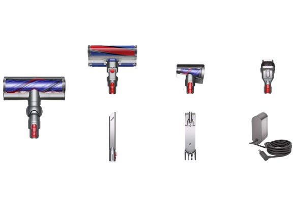 Вертикальный Пылесос Dyson SV25 Silver-Nickel