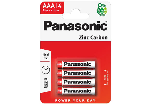 Батарея Panasonic Zinc Carbon AAAх4 2861