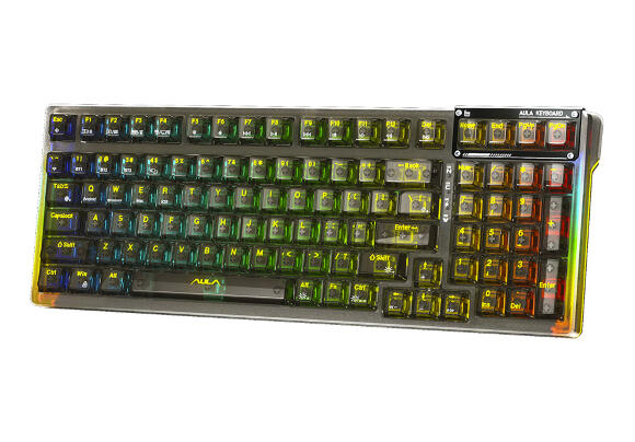 Клавиатура Aula F98 (Transparent-Black)