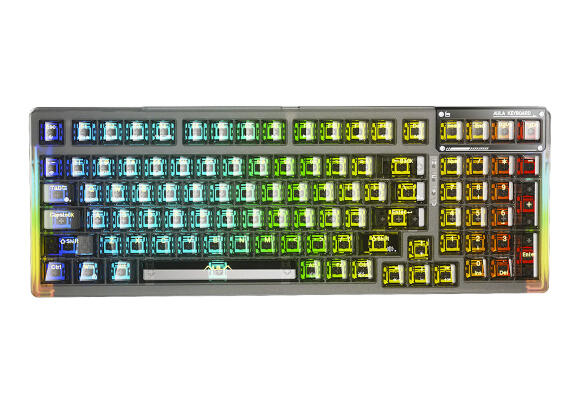 Клавиатура Aula F98 (Transparent-Black)