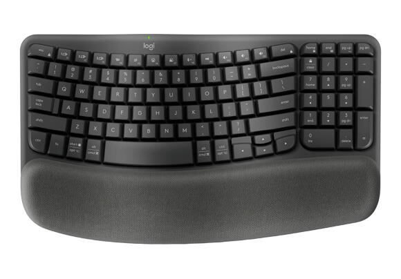 Клавиатура Logitech Wave Keys Ergonomic (Graphite)
