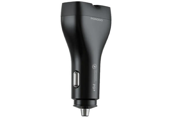 Автомобильное ЗУ Porodo DualPower 102W PDFWCH085BK Автомобильное ЗУ Porodo DualPower 102W PDFWCH085BK