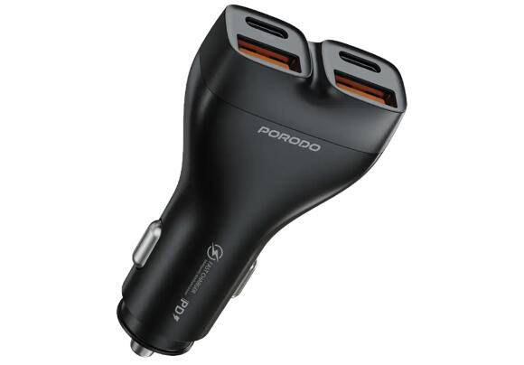 Автомобильное ЗУ Porodo DualPower 102W PDFWCH085BK Автомобильное ЗУ Porodo DualPower 102W PDFWCH085BK