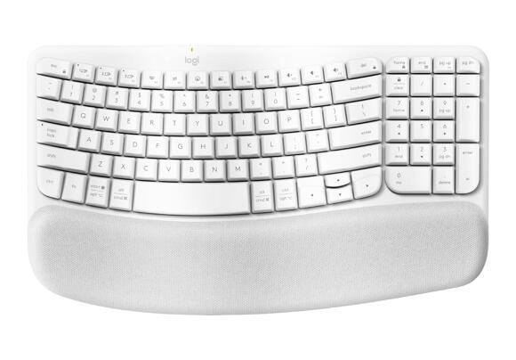 Клавиатура Logitech Wave Keys Ergonomic (White)