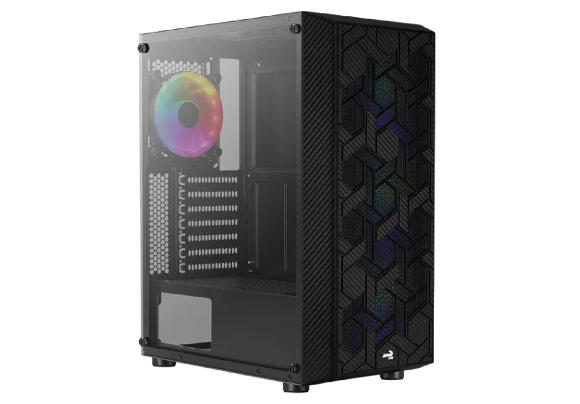 Корпус для ПК Aerocool Hive Hive-G-BK-v2