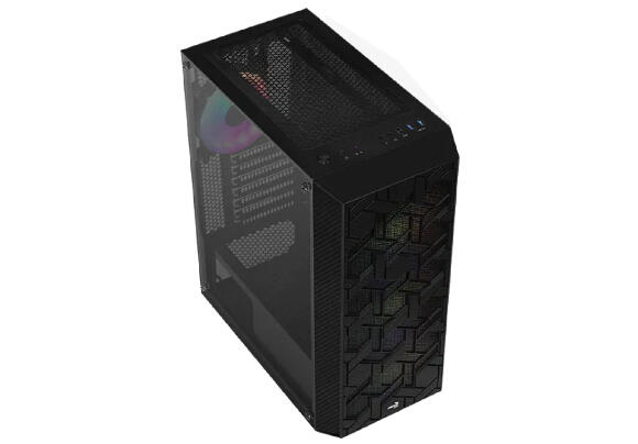 Корпус для ПК Aerocool Hive Hive-G-BK-v2 Корпус для ПК Aerocool Hive Hive-G-BK-v2