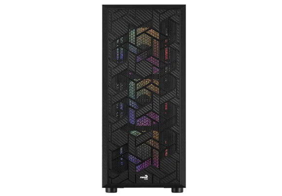 Корпус для ПК Aerocool Hive Hive-G-BK-v2 Корпус для ПК Aerocool Hive Hive-G-BK-v2