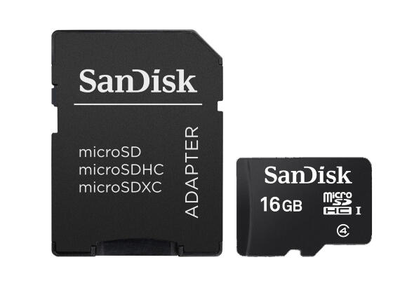 Карта памяти SanDisk 16 ГБ SDSDQM-016G-B35A MicroSD