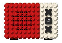 Колонка Porodo Soundtec MiniBlock Portable Stereo Speaker (Red)