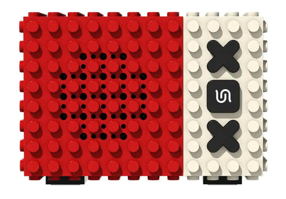 Колонка Porodo Soundtec MiniBlock Portable Stereo Speaker (Red)