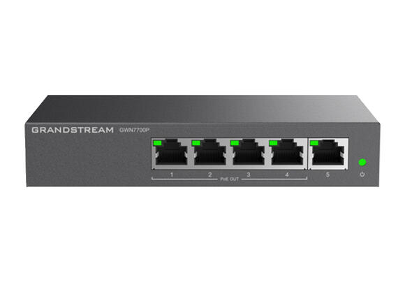 5-и портовый коммутатор Grandstream 5× Gigabit RJ45 (4 PoE)
