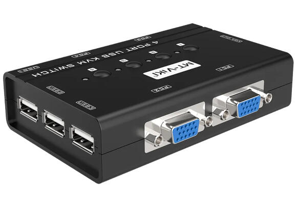 4-портовый KVM-переключатель VGA 4в1 1080P MT-460KL
