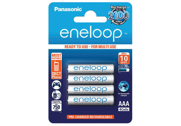 Батарея Panasonic Eneloop AAAx4 (перезаряжаемая) 2685