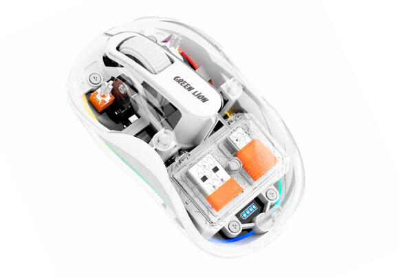 Мышь Green Lion Wireless Turtle Mouse 2400DPI (White)