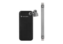 Портативный SSD Verbatim 1ТБ GO POCKET (Black - Gray)