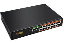 18-и портовый коммутатор TXE046 16 PoE и 2 Uplink