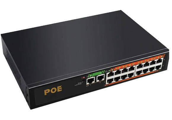 18-и портовый коммутатор TXE046 16 PoE и 2 Uplink