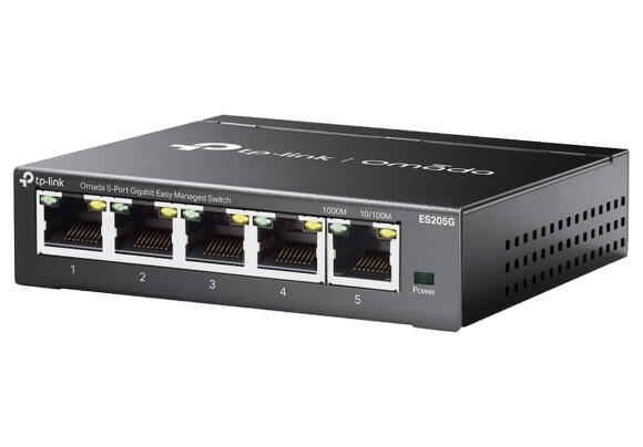Настраиваемый коммутатор TP-Link Omada ES205G 5-портовый гигабитный