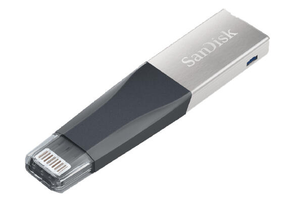 Накопитель USB Sandisk 128GB Ixpad Mini USB3.0/Lightning SDIX40N128GGN6NE Накопитель USB Sandisk 128GB Ixpad Mini USB3.0/Lightning SDIX40N128GGN6NE
