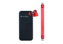 Портативный SSD Verbatim 1ТБ GO POCKET (Black - Red)