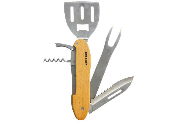 Мультитул для гриля Green Lion Multifunction 5-в-1 BBQ [GNMBBQ5N1WD]