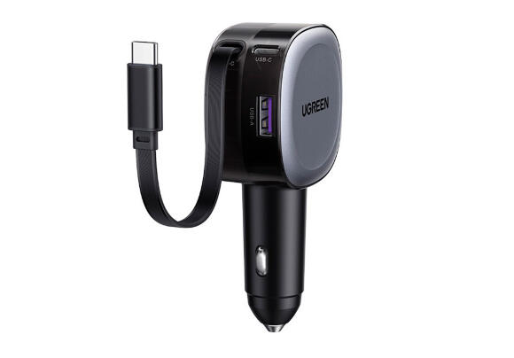 Автомобильное ЗУ UGREEN EC601 (PD, QC, SCP, AFC, FCP, PPS) Автомобильное ЗУ UGREEN EC601 (PD, QC, SCP, AFC, FCP, PPS)