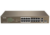 16-ти портовый сетевой коммутатор Tenda TEF1118P-16-EU 10/100 Мбит/с