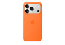 Чехол для iPhone 17 Pro Silicone с MagSafe (Orange)