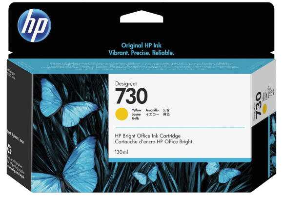 Картридж HP 730 Yellow130 мл для плоттера HP DesignJet T1700 Картридж HP 730 Yellow130 мл для плоттера HP DesignJet T1700