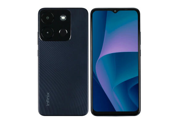 Смартфон Infinix Smart 7 Plus голубой, черный