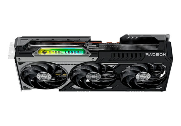 Видеокарта ASRock AMD Radeon RX 9070 XT Steel Legend 16 GB